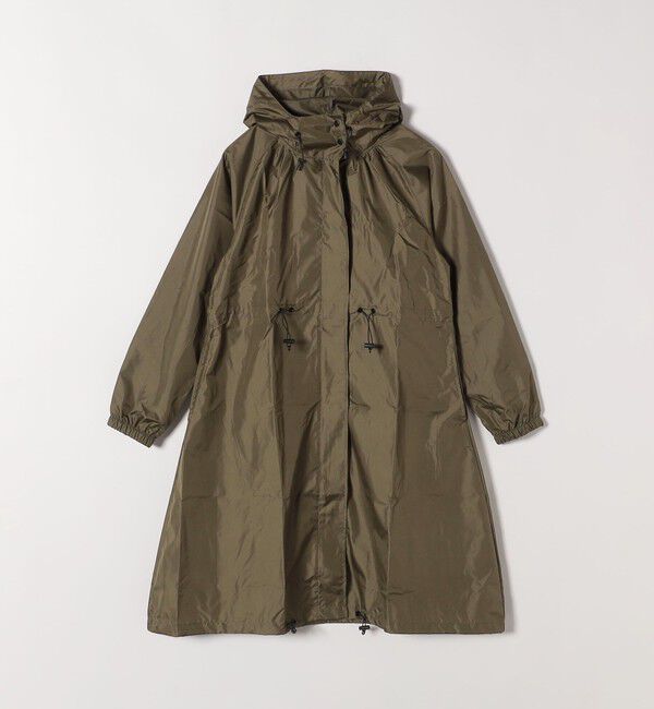 SHIPS any「Wpc.:〈手洗い可能〉アースカラー ロング モッズ レイン コート」|レインコート|オリーブ