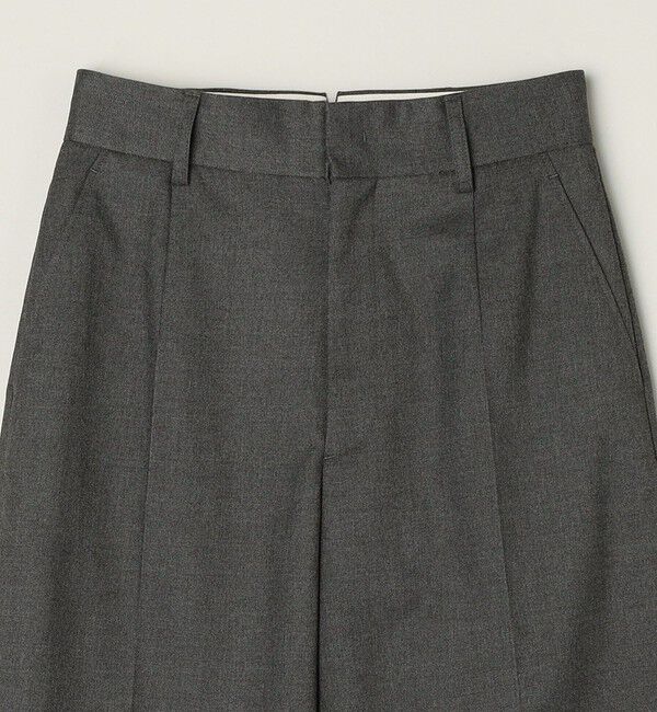 quaranciel「quaranciel:〈洗濯機可能〉ハンサム テーパード センタープレス パンツ（セットアップ対応）」|スラックス|