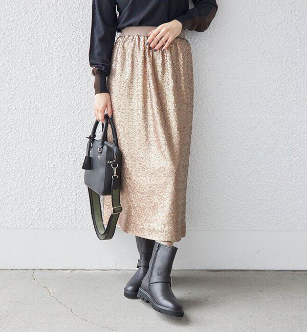 SHIPS for women「TORRAZZO DONNA:スパンコール スカート」|スカート|