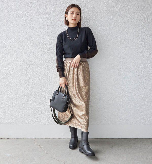 SHIPS for women「TORRAZZO DONNA:スパンコール スカート」|スカート|