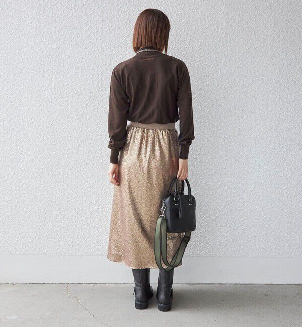 SHIPS for women「TORRAZZO DONNA:スパンコール スカート」|スカート|