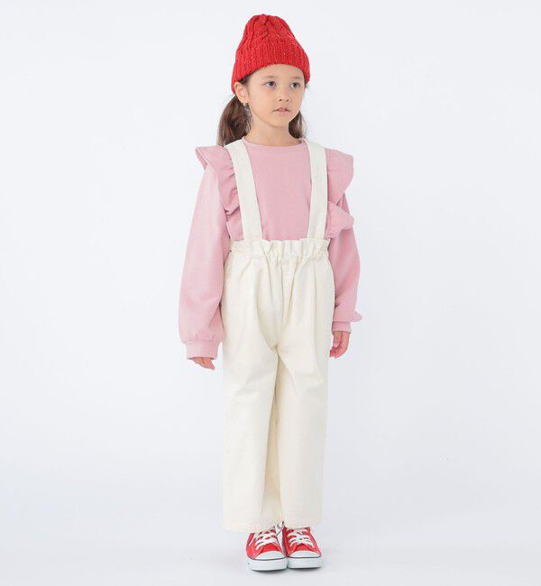 SHIPS KIDS「SHIPS KIDS:100～130cm / コーデュロイ ストラップ ワイド パンツ」|その他|