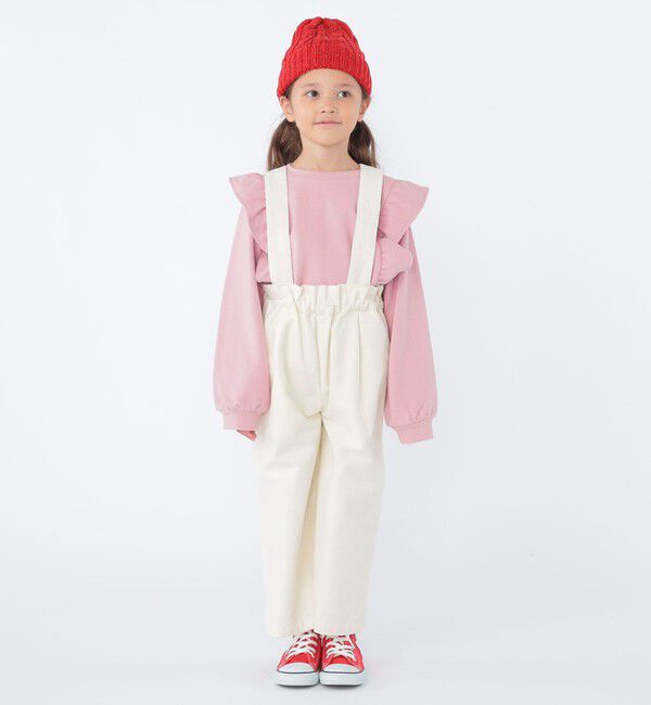 SHIPS KIDS「SHIPS KIDS:100～130cm / コーデュロイ ストラップ ワイド パンツ」|その他|