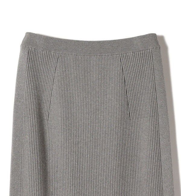 SHIPS for women「【WEB限定】〈手洗い可能〉ラメ リブ ニット スカート」|スカート|