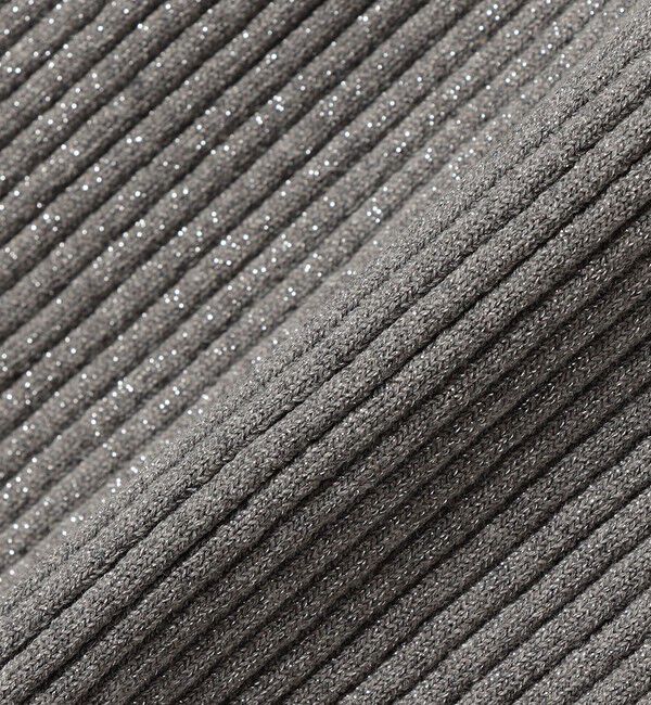 SHIPS for women「【WEB限定】〈手洗い可能〉ラメ リブ ニット スカート」|スカート|