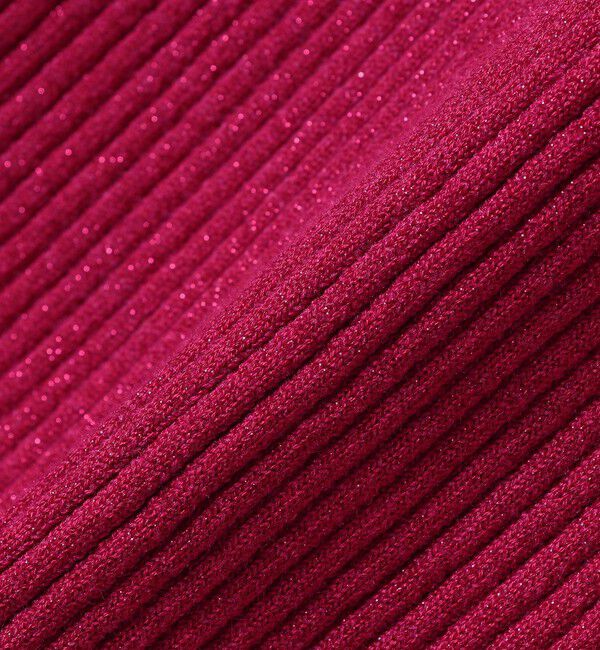 SHIPS for women「【WEB限定】〈手洗い可能〉ラメ リブ ニット スカート」|スカート|