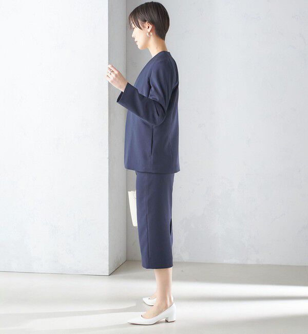 SHIPS for women「〈手洗い可能／撥水加工／接触冷感〉フロント ステッチ タイト スカート（セットアップ対応）」|スカート|