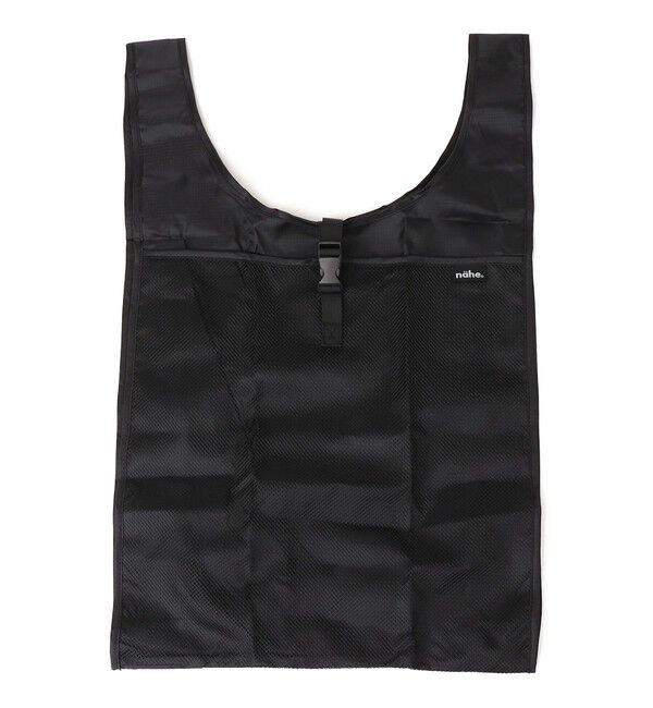 SHIPS any「nahe: ネーエ ショッパー L (エコバッグ / サブバッグ)」|リュック|ブラック