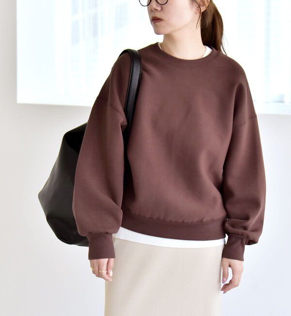 quaranciel「quaranciel:〈洗濯機可能〉ポンチ ベーシック コンパクト スウェット」|スウェット・ジャージ|