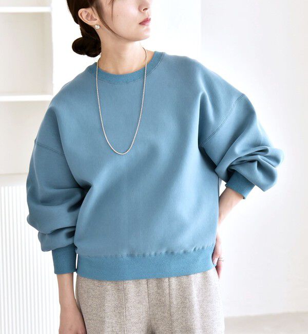 quaranciel「quaranciel:〈洗濯機可能〉ポンチ ベーシック コンパクト スウェット」|スウェット・ジャージ|