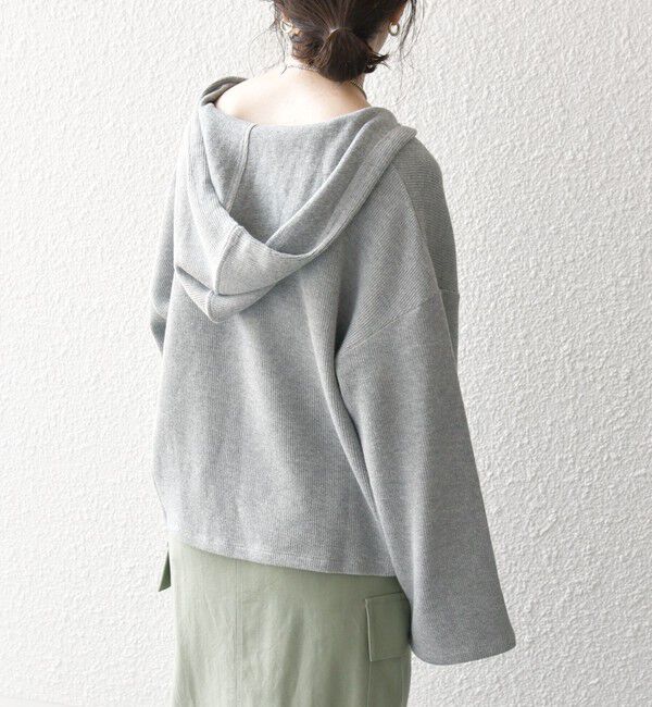 SHIPS any「SHIPS any:〈手洗い可能〉サカリバ フード ショート プルオーバー」|その他|