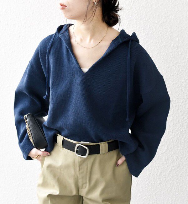 SHIPS any「SHIPS any:〈手洗い可能〉サカリバ フード ショート プルオーバー」|その他|