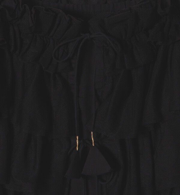 SHIPS any「SHIPS any:〈手洗い可能〉チュール ティアード 2WAY キャミソール」|キャミソール|