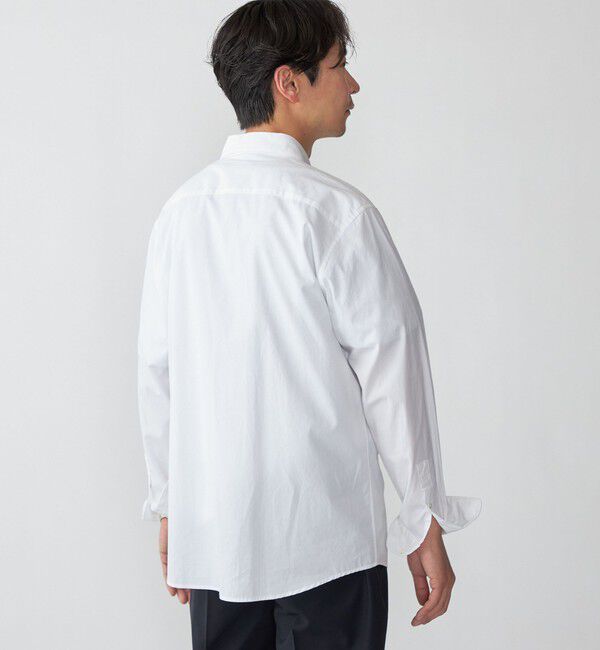 SHIPS「SHIPS: セミワイド スムース テックス ブロードシャツ」|シャツ・ブラウス|