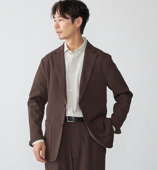 SHIPS「SHIPS: セミワイド スムース テックス ブロードシャツ」|シャツ・ブラウス|