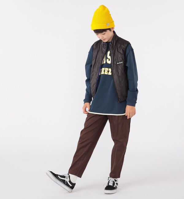 SHIPS KIDS「【SHIPS KIDS別注】WILD THINGS:130～170cm / キルティング リバーシブル ベスト」|ダウンベスト・ベスト|