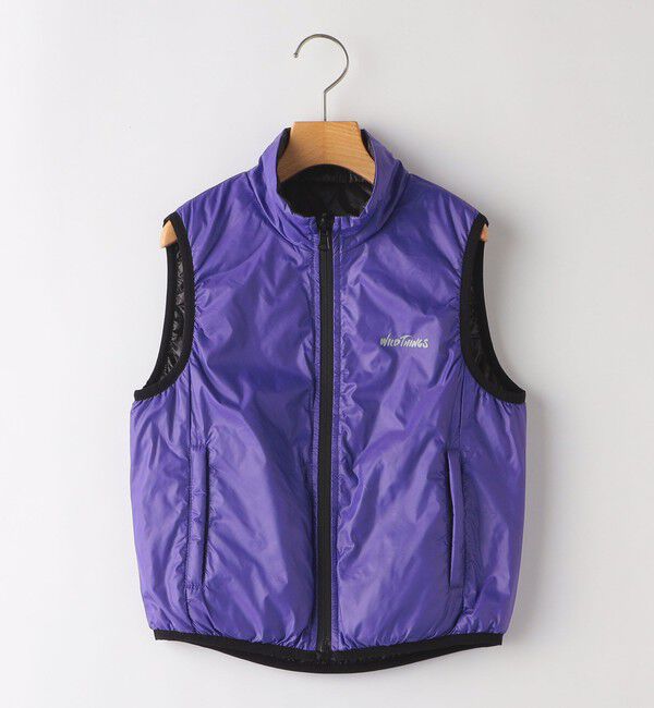 SHIPS KIDS「【SHIPS KIDS別注】WILD THINGS:130～170cm / キルティング リバーシブル ベスト」|ダウンベスト・ベスト|