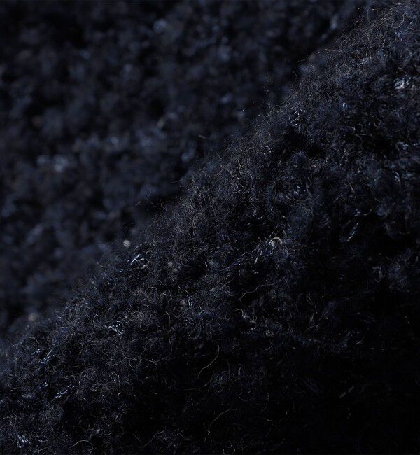 quaranciel「quaranciel:〈手洗い可能〉スパンコール レース編み クルーネック ドルマン ルーズ ニット」|ニット・セーター|