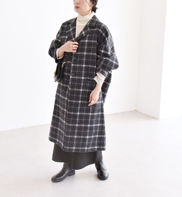 quaranciel「quaranciel: リバー チェスター ロング コート」|チェスターコート|