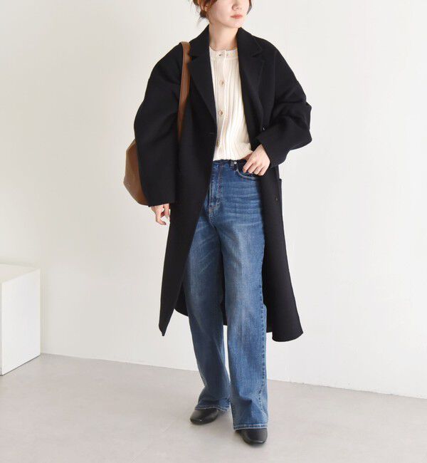 quaranciel「quaranciel: リバー チェスター ロング コート」|チェスターコート|