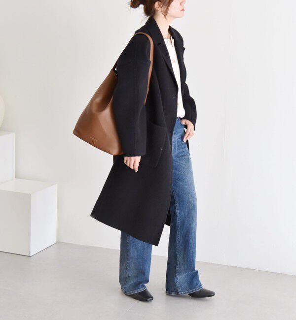 quaranciel「quaranciel: リバー チェスター ロング コート」|チェスターコート|