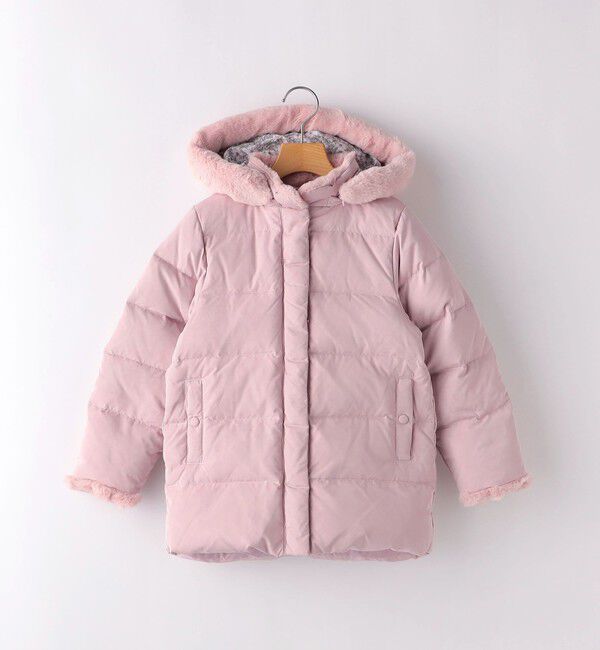 SHIPS KIDS「SHIPS KIDS:100～130cm /〈手洗い可能〉リバティ リサイクル ロング ダウン」|ダウン|