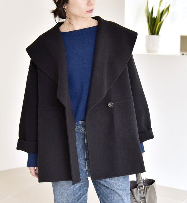 quaranciel「quaranciel: リバー ケープ ショート コート 25AW」|その他|