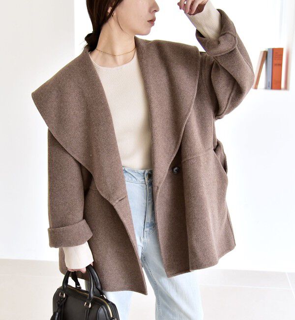 quaranciel「quaranciel: リバー ケープ ショート コート 25AW」|その他|