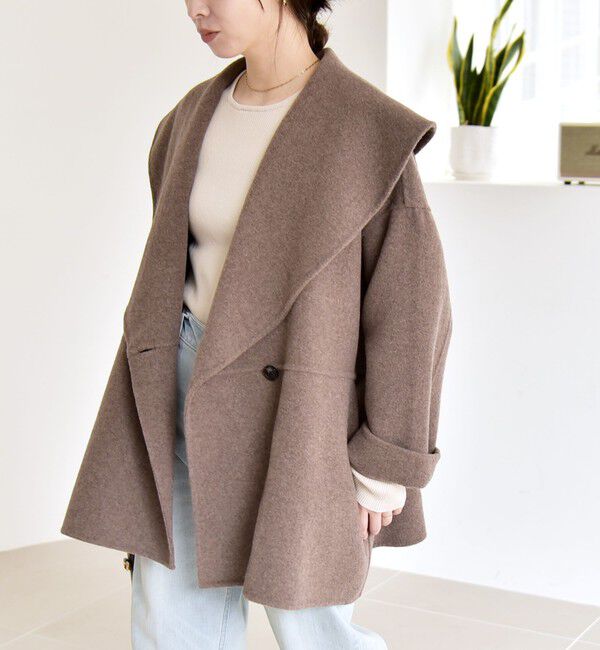 quaranciel「quaranciel: リバー ケープ ショート コート 25AW」|その他|