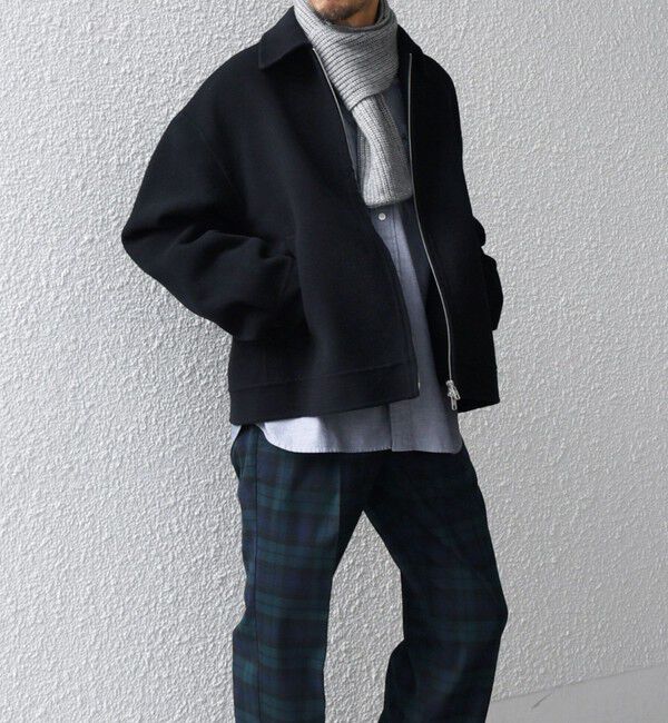 SHIPS any「SHIPS any: リバー メルトン オーバーサイズ ジップ ブルゾン◇」|ブルゾン・スタジャン|