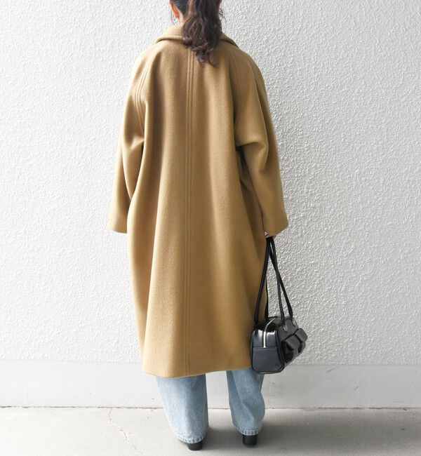 SHIPS any「SHIPS any: バルマカーン コクーン コート 25AW」|ステンカラーコート|