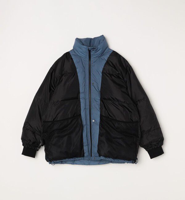 SHIPS any「SHIPS any: ワッシャー ナイロン ダウン / 中綿 ミックス スピンドル スタンド ブルゾン◇」|ダウン|