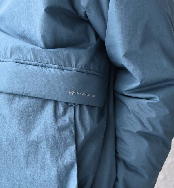 SHIPS any「SHIPS any: ワッシャー ナイロン ダウン / 中綿 ミックス スピンドル スタンド ブルゾン◇」|ダウン|