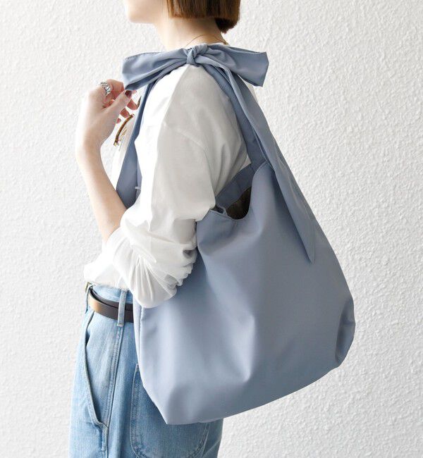 SHIPS any「【WEB限定】SHIPS any: A4 リボン付 ワンハンドル バッグ」|その他|