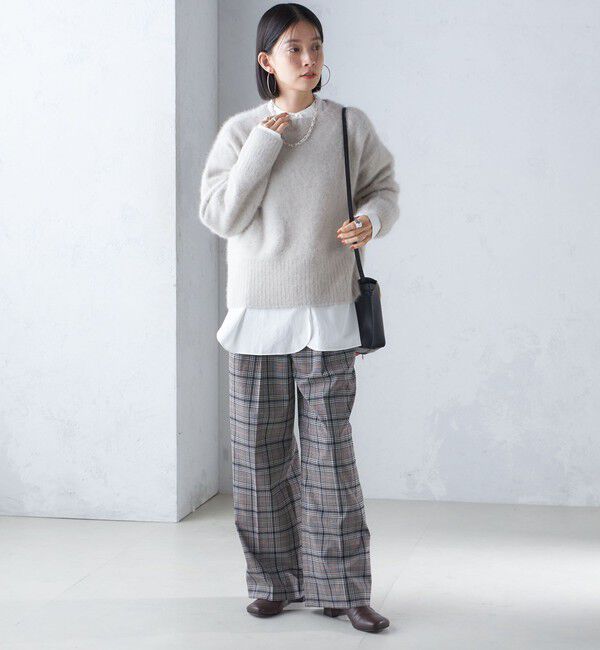 SHIPS for women「〈洗濯機可能〉ピンタック バンド カラー シャツ」|シャツ・ブラウス|