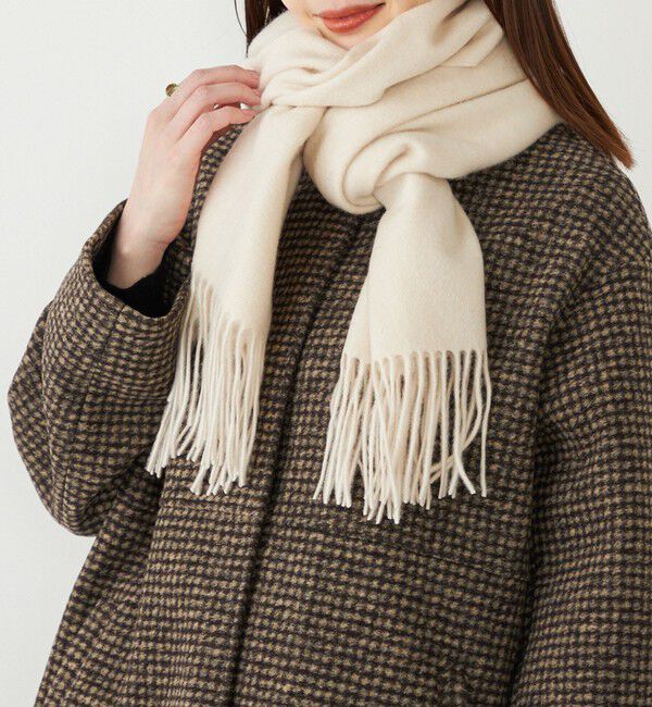 SHIPS Colors 「SHIPS Colors:〈手洗い可能〉 ウール ソリッド ストール」|マフラー|