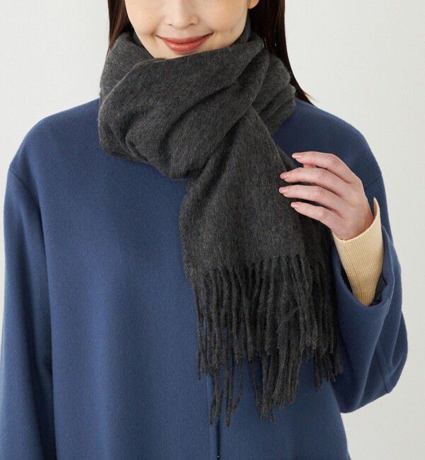 SHIPS Colors 「SHIPS Colors:〈手洗い可能〉 ウール ソリッド ストール」|マフラー|