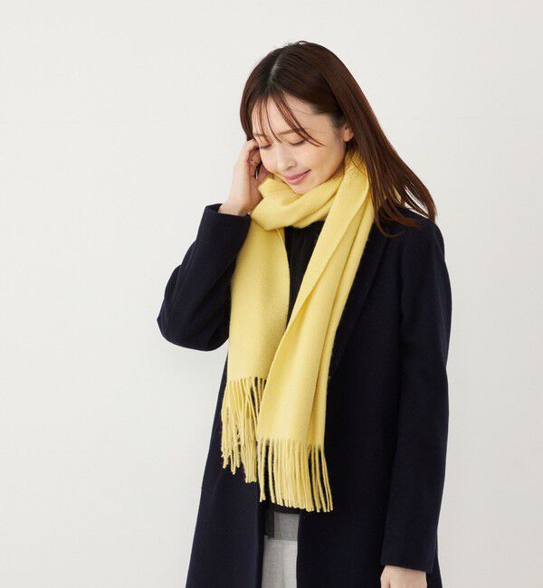 SHIPS Colors 「SHIPS Colors:〈手洗い可能〉 ウール ソリッド ストール」|マフラー|