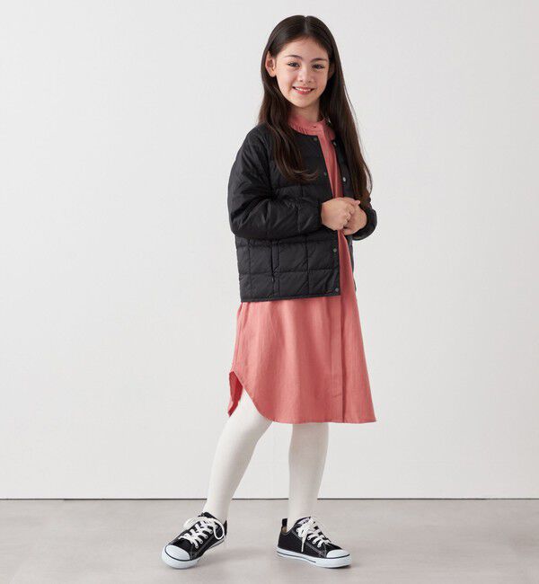 SHIPS any「TAION: クルーネック ボタン ダウン カーディガン<KIDS>」|ダウン|