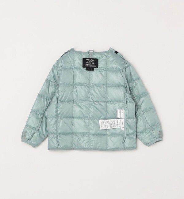 SHIPS any「TAION: クルーネック ボタン ダウン カーディガン<KIDS>」|ダウン|