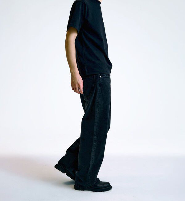 SHIPS「City Ambient Products: 12オンス ストレート バギー デニム パンツ」|デニム|