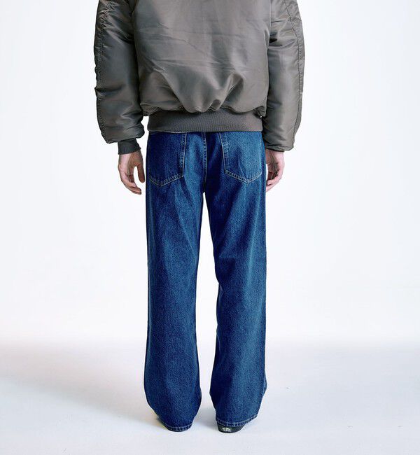 SHIPS「City Ambient Products: 12オンス ストレート バギー デニム パンツ」|デニム|