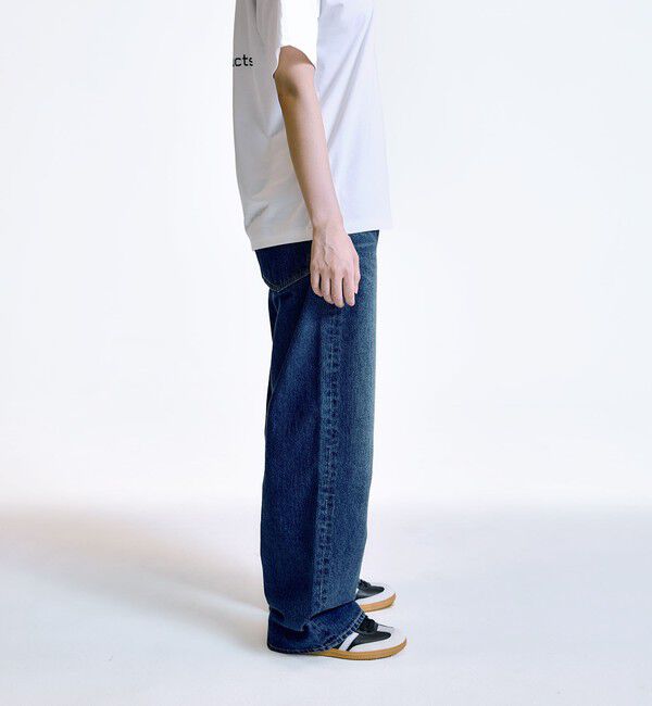 SHIPS「City Ambient Products: 12オンス ストレート バギー デニム パンツ」|デニム|