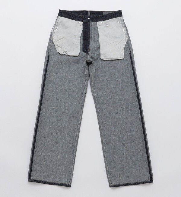 SHIPS「City Ambient Products: 12オンス ストレート バギー デニム パンツ」|デニム|