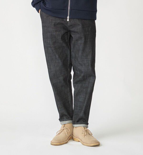 SHIPS「【WEB限定】SHIPS: セルビッチ デニム スラックス」|デニム|ブラック