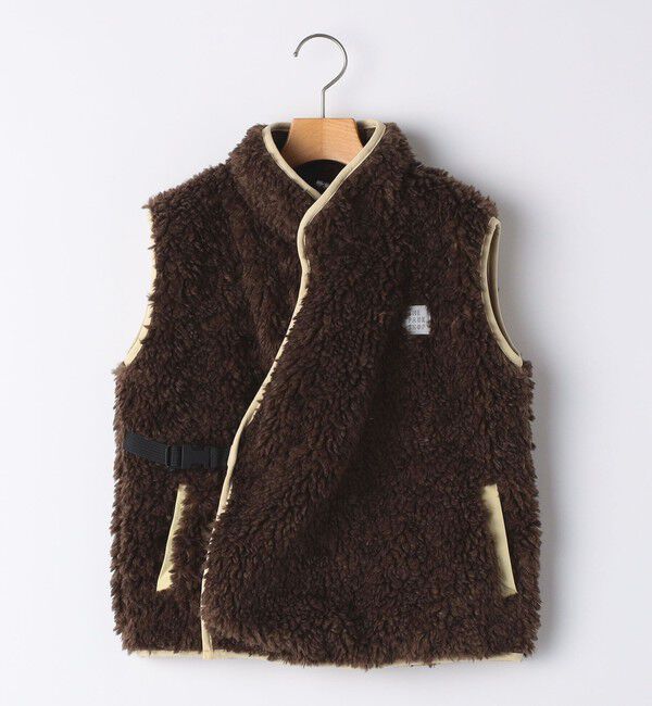 SHIPS KIDS「THE PARK SHOP:115～145cm / INUIT SHEEP VEST」|ダウンベスト・ベスト|ブラウン系