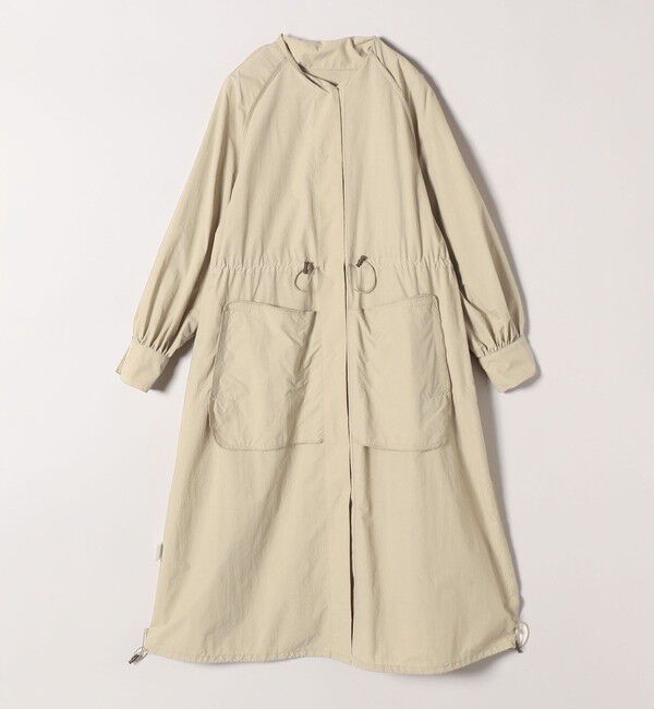 SHIPS any「SHIPS any:〈洗濯機可能〉スタンドカラー ドロスト ギャザー ロング コート」|その他|