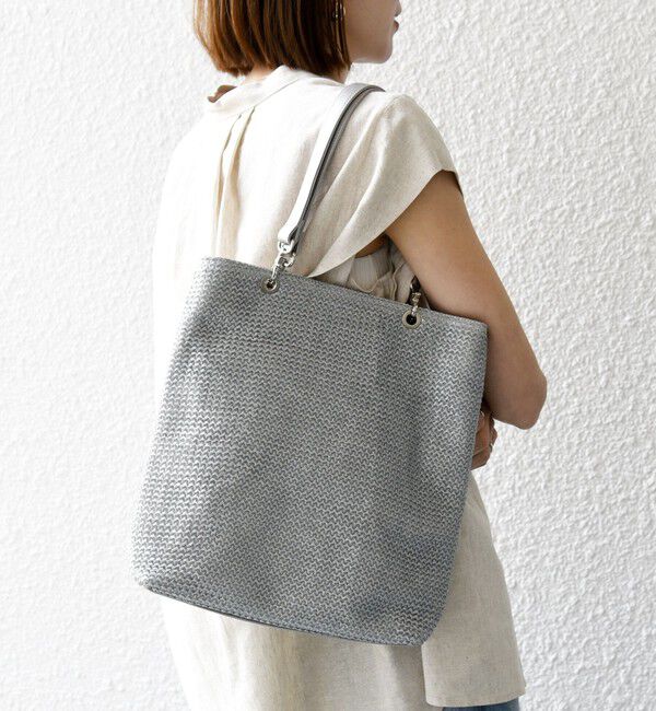 SHIPS any「SHIPS any: スクエア メッシュ ハンドル トート バッグ 26SS」|トートバッグ|