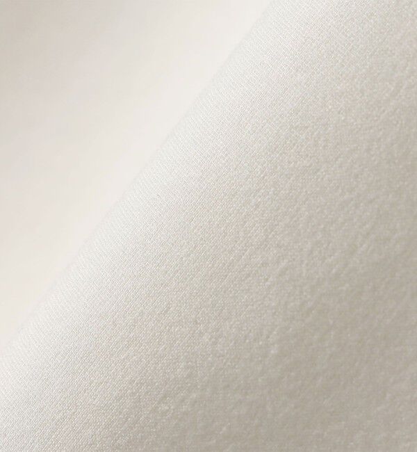 quaranciel「quaranciel:〈洗濯機可能〉ライト ポンチ ハーフジップ フレンチスリーブ TEE」|Tシャツ・カットソー|