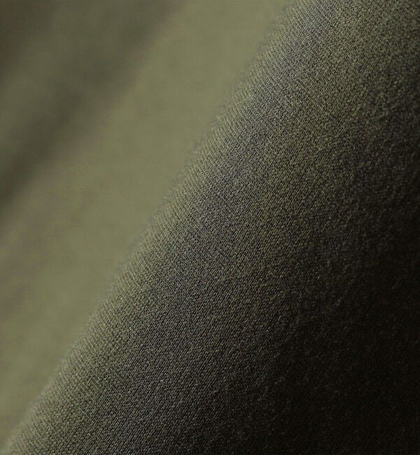 quaranciel「quaranciel:〈洗濯機可能〉ライト ポンチ ハーフジップ フレンチスリーブ TEE」|Tシャツ・カットソー|